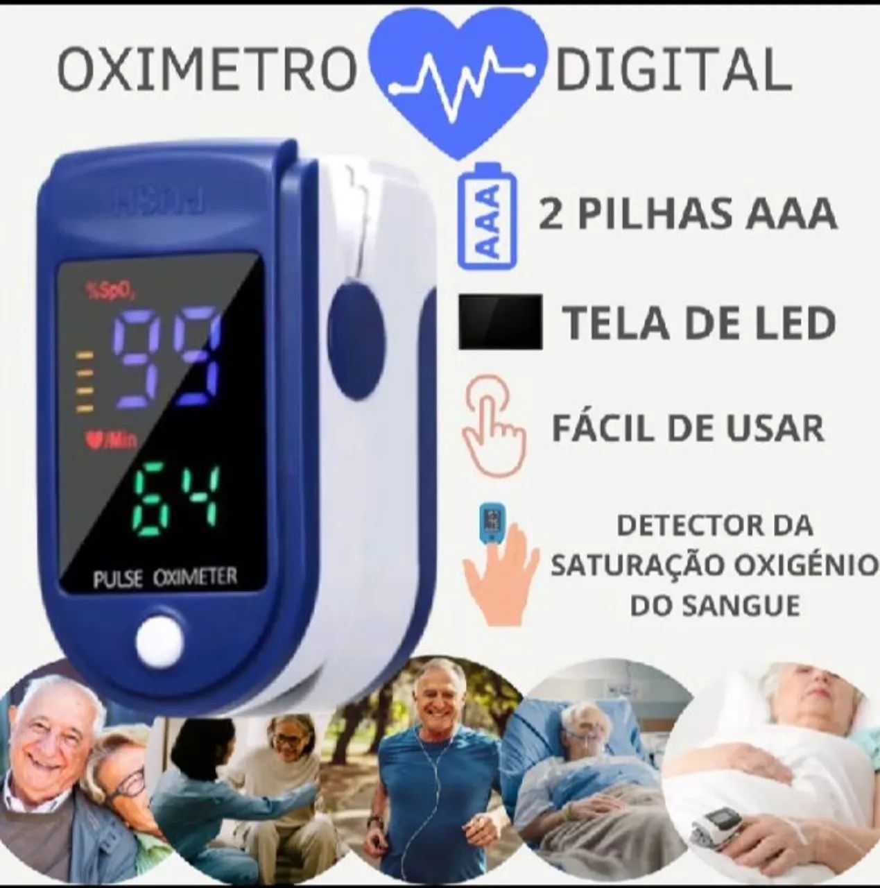 Oxímetro Digital de Dedo