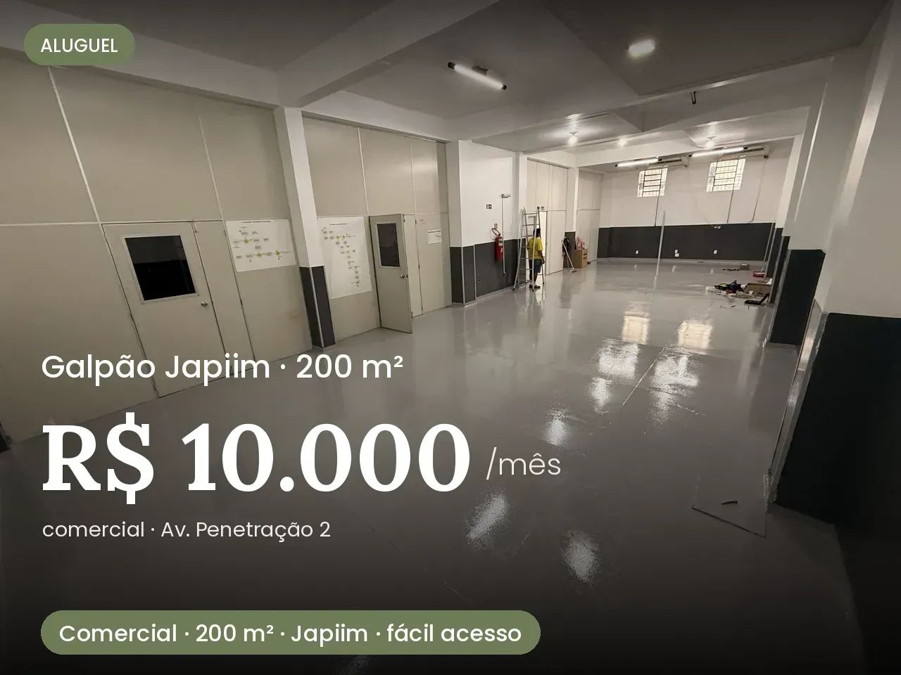ALUGO GALPÃO NO JAPIIM  200M²