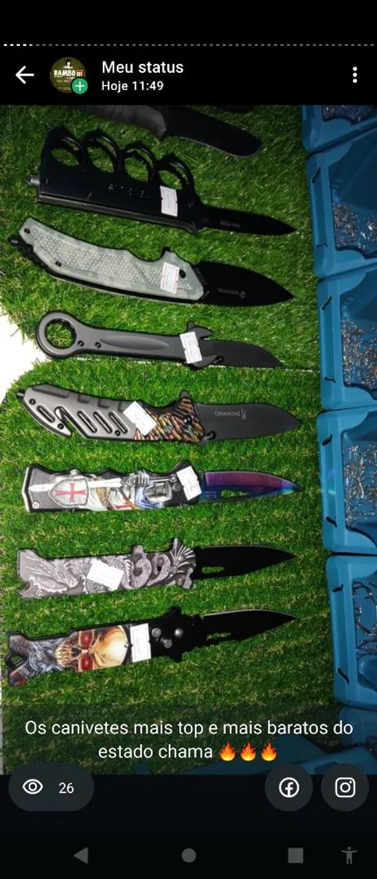 Vendo facas e canivetes mais baratos do estado  - Foto 3