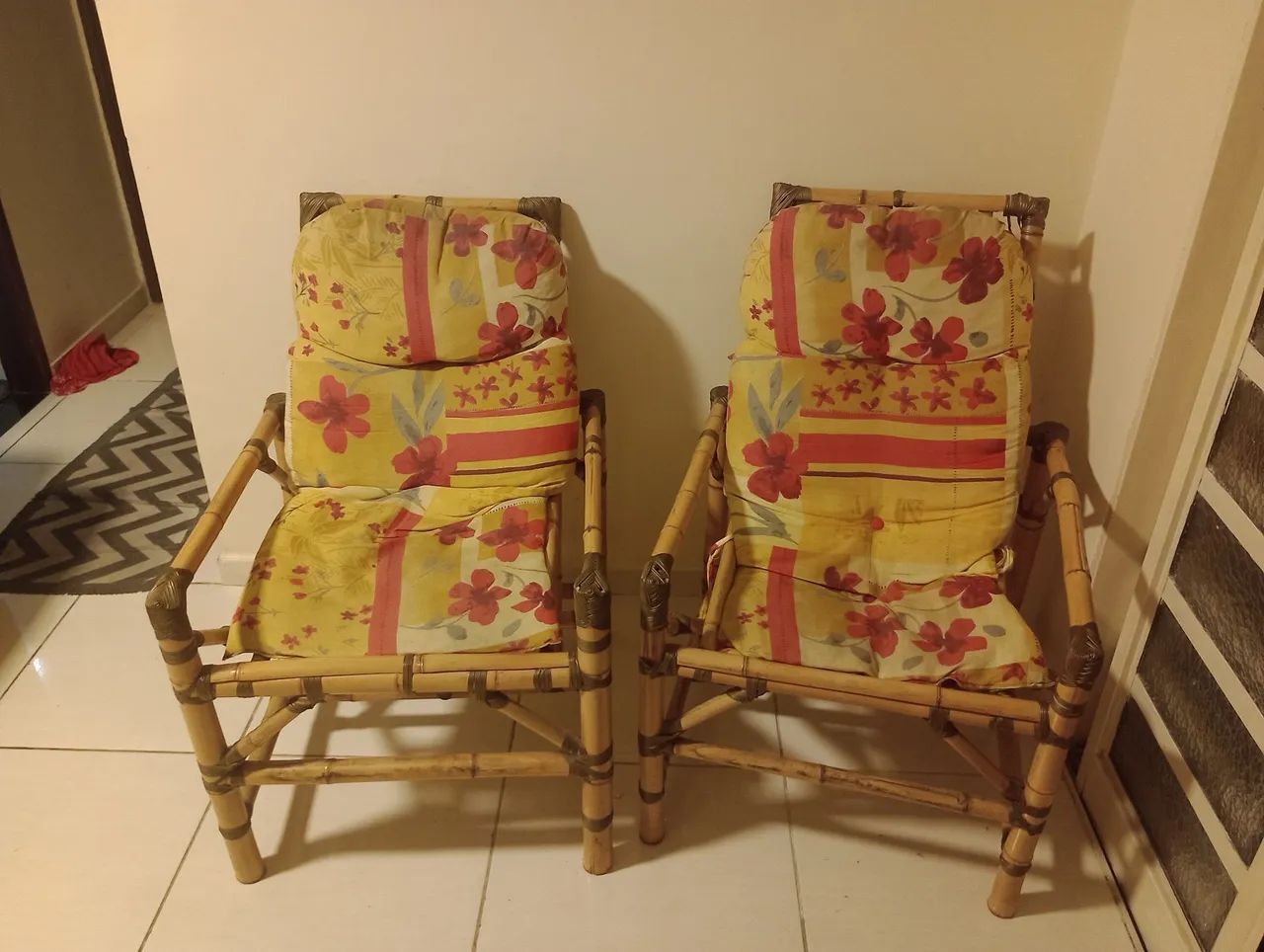 Poltronas em bambu 