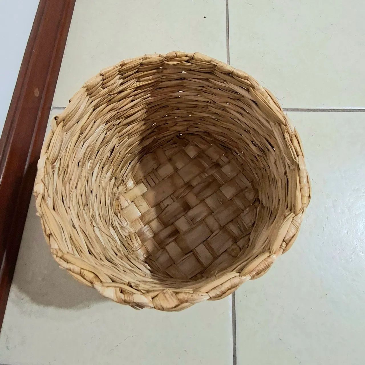 CACHEPO DE PALHA TABOA 20 CM - ESTILO RÚSTICO, BOHO, SUSTENTÁVEL  - Foto 4
