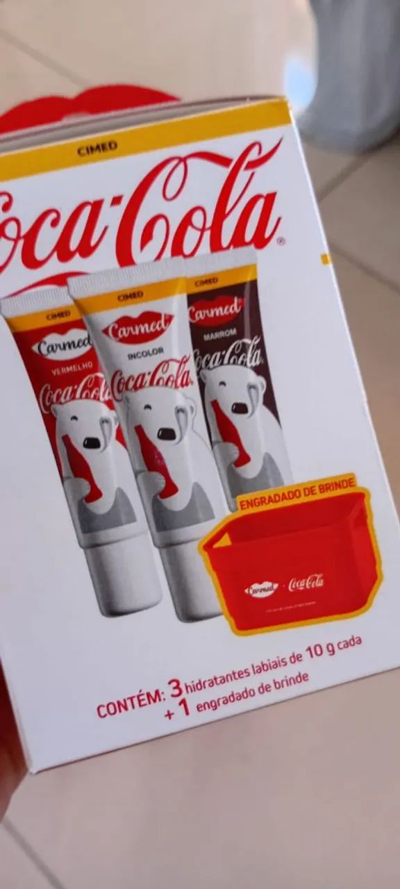 Gloss carmed coca cola , vermelho , incolor e marrom - Foto 4