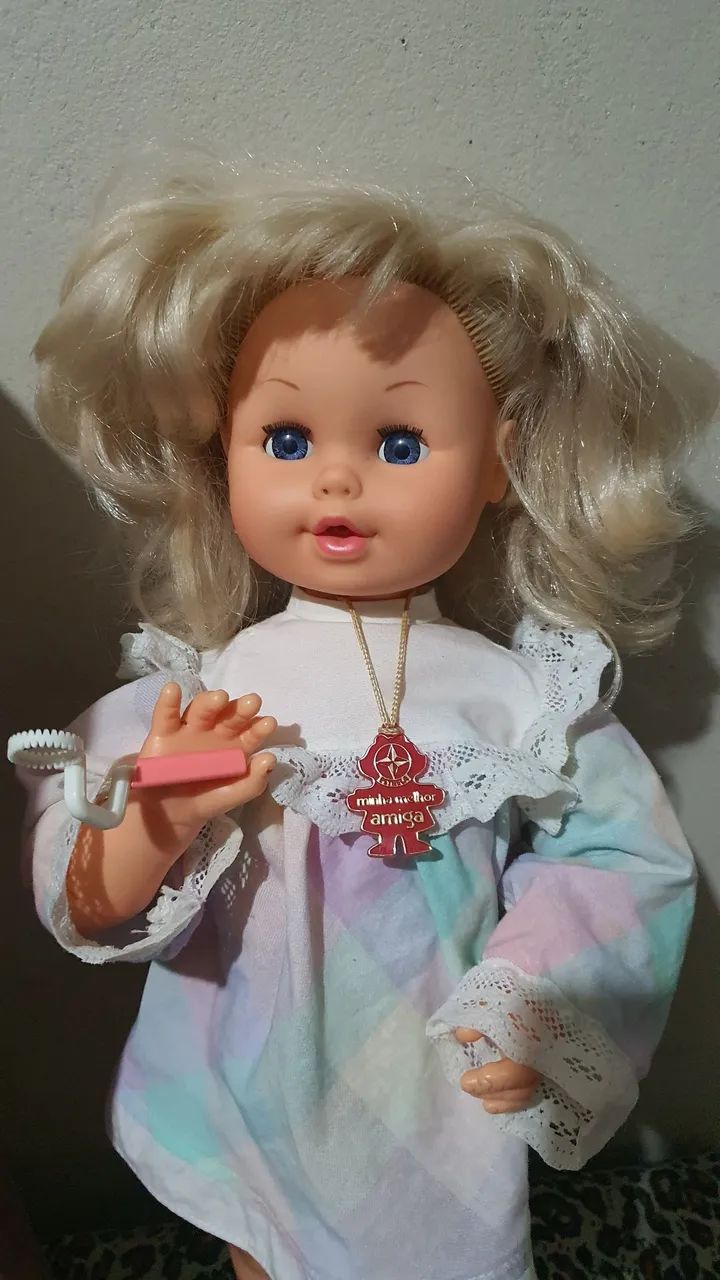 Boneca Bolinha de Sabão Antiga - Foto 4