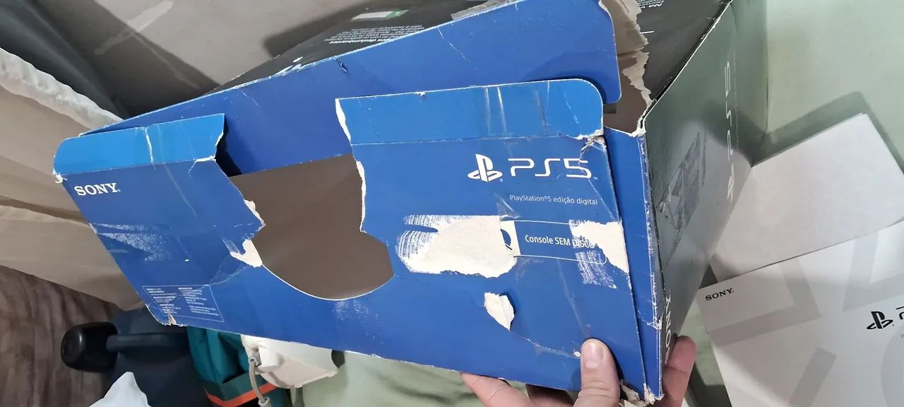 Caixa ps5 digital completo somente a caixa - Foto 5