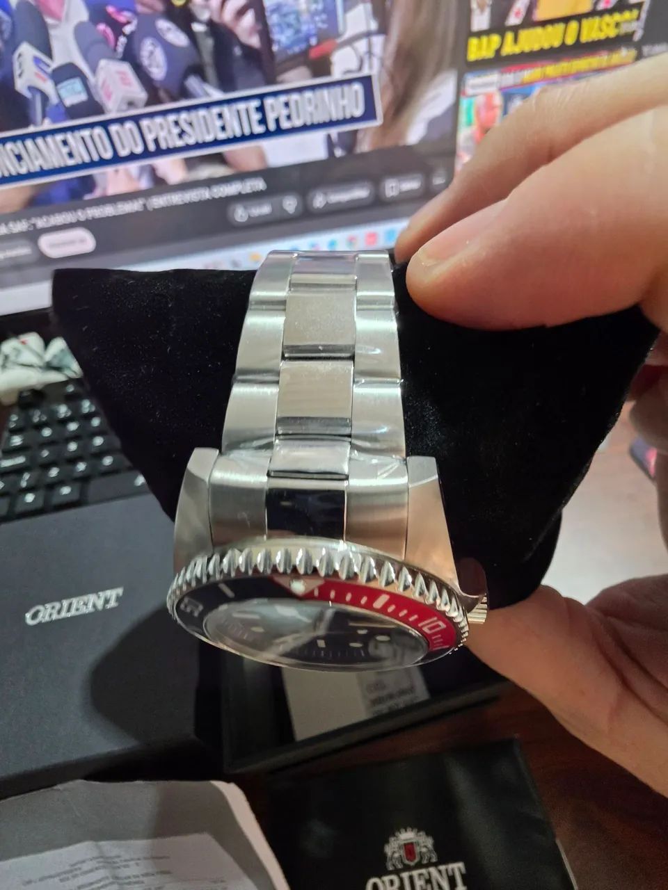 Orient submarine novo com nota e garantia  - Foto 4