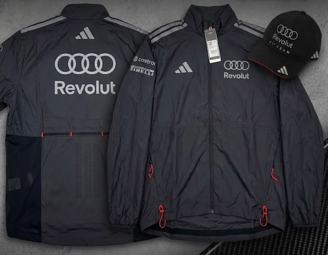 Corta Vento e Boné Audi F1