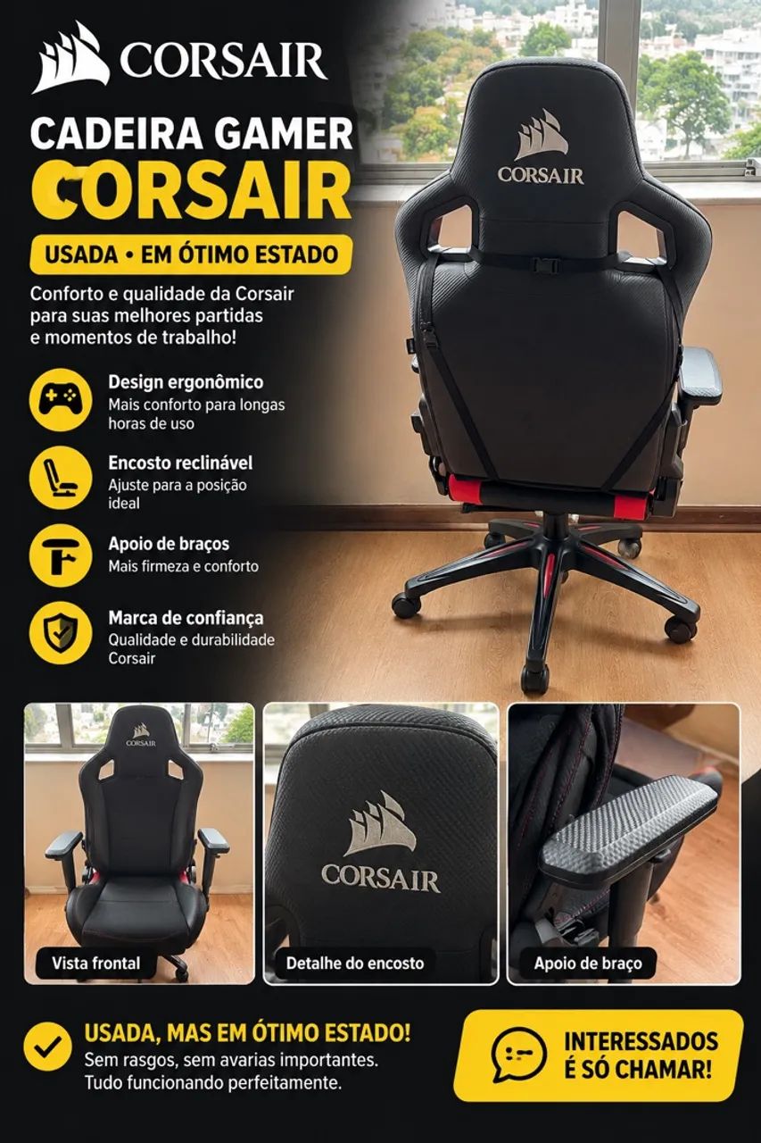 Cadeira Gamer Corsair