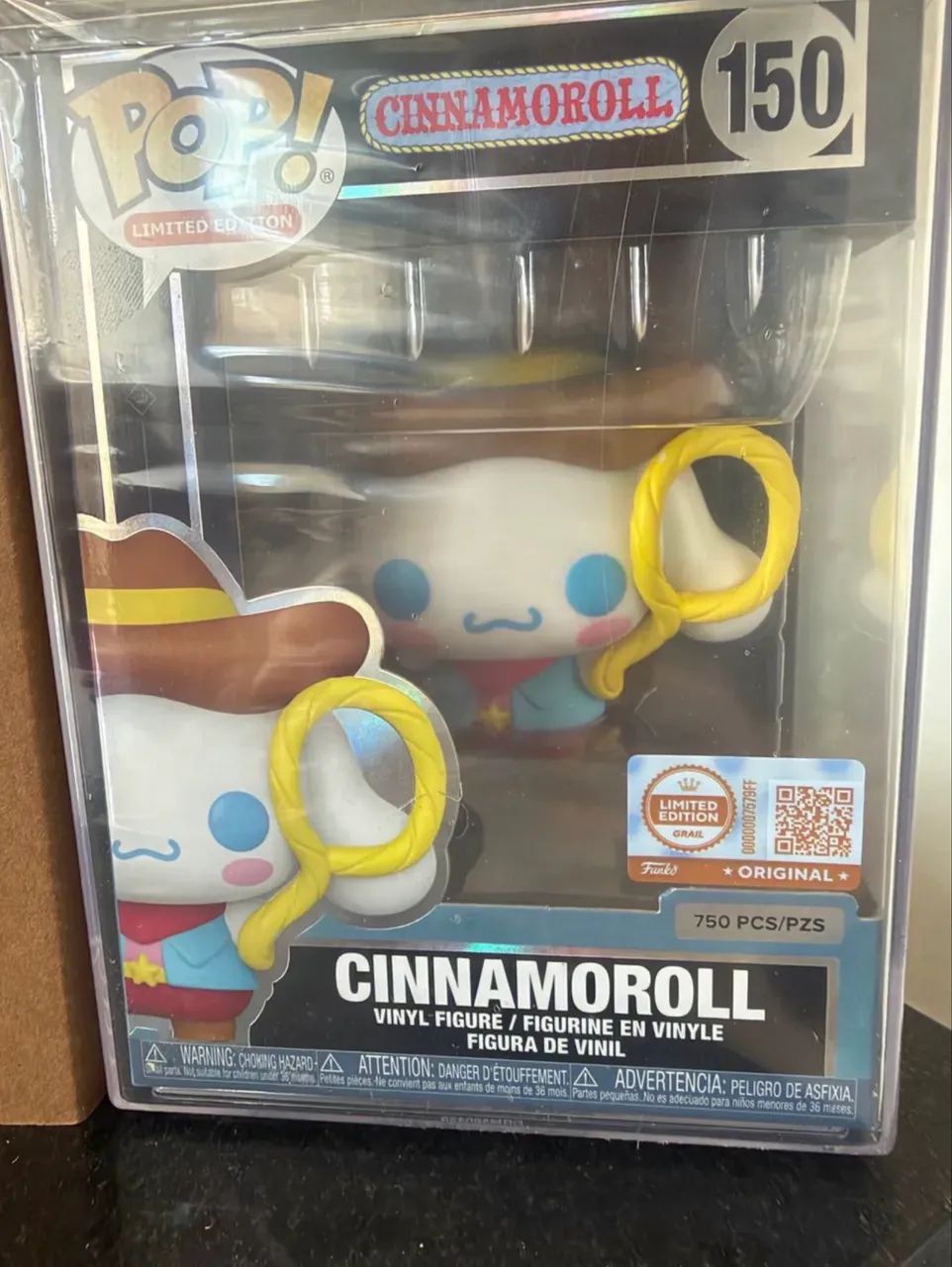 Funko Pop! CINNAMOROLL edição limitada 750 peças 