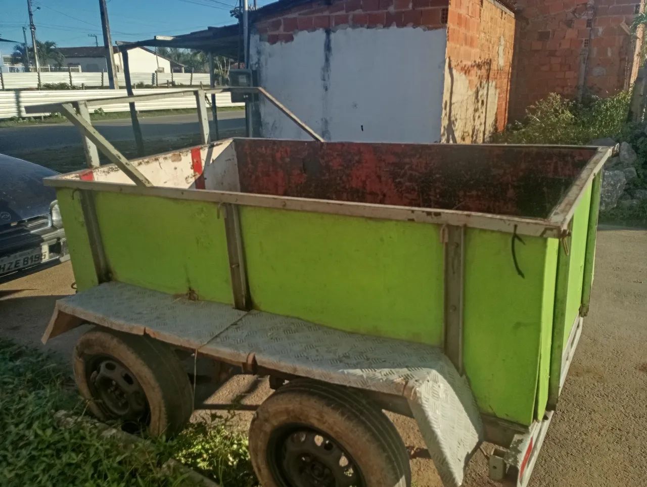 Carretinha 2 eixos  - Foto 4
