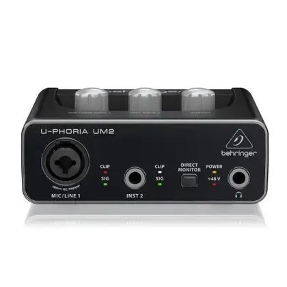 placa de audio Um2 U-phoria Behringer