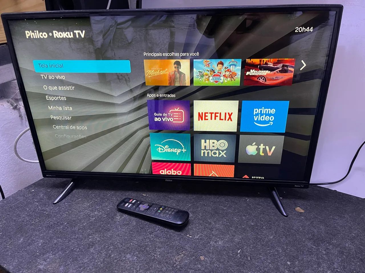 Smart TV Philco Roku 32 polegadas funcionando perfeitamente - Foto 2