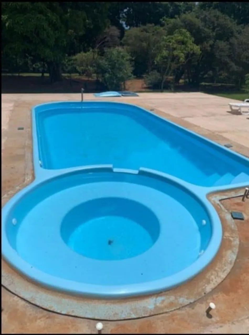 Piscina de fibra 8.50 x 3.70 x 1.40 com bomba de hidro - Foto 2