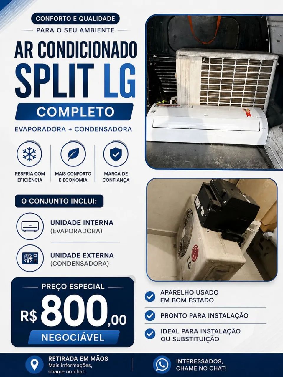 Ar Condicionado e Condensadora