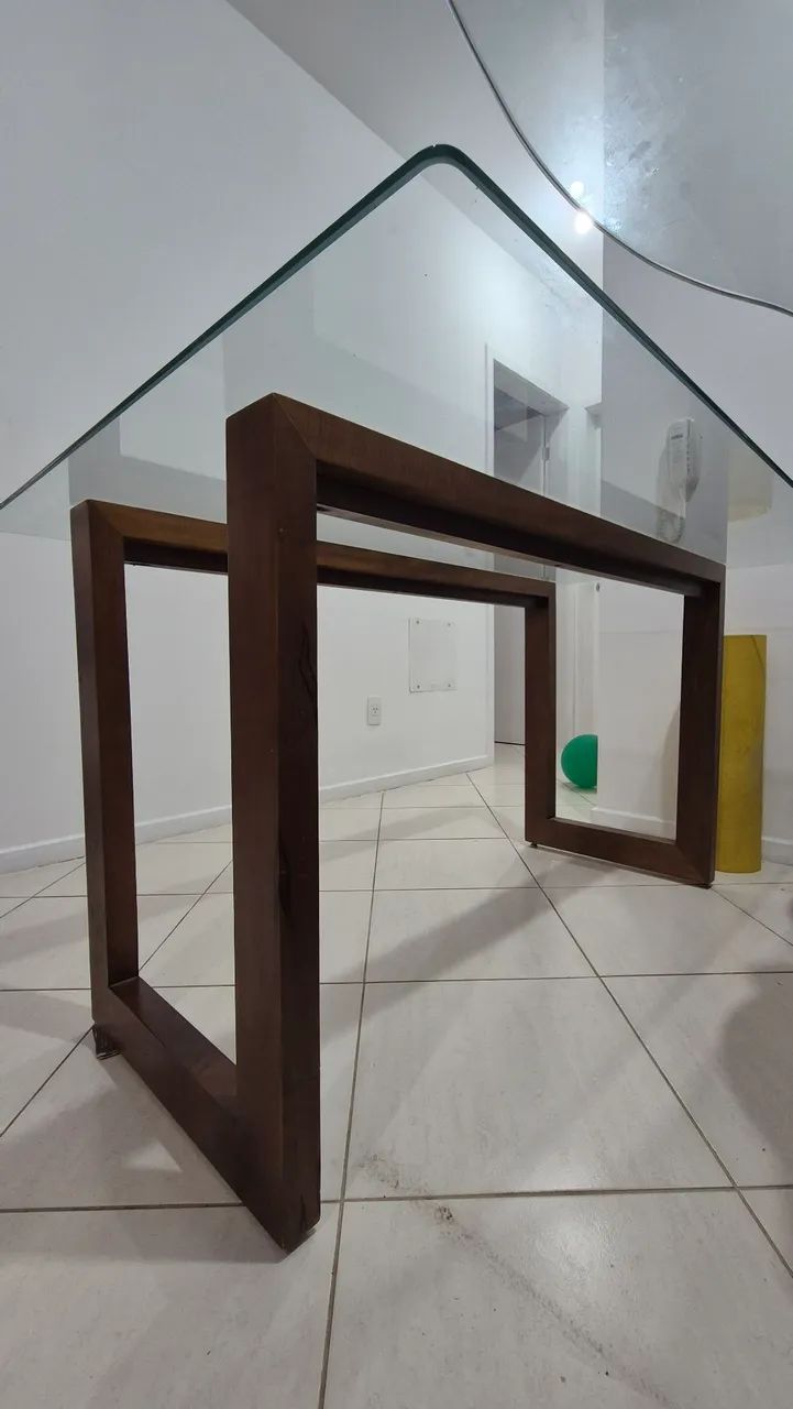 Mesa de vidro 4 lugares - Foto 2