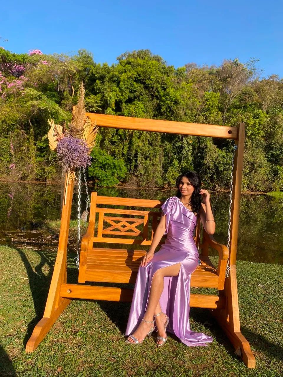 Vestido de festa Lilás - Foto 2