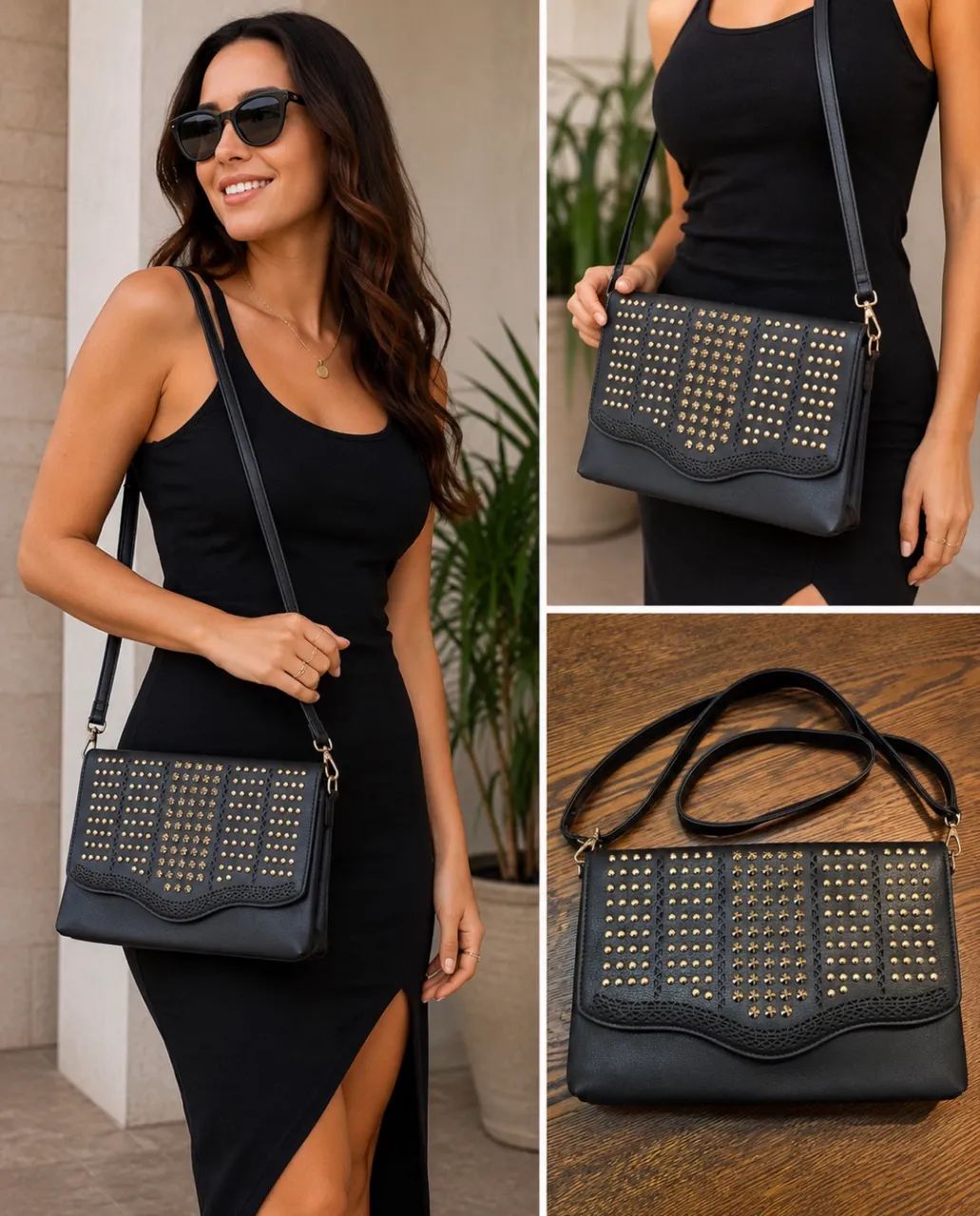 Bolsa feminina couro ecológico NOVA - Foto 3