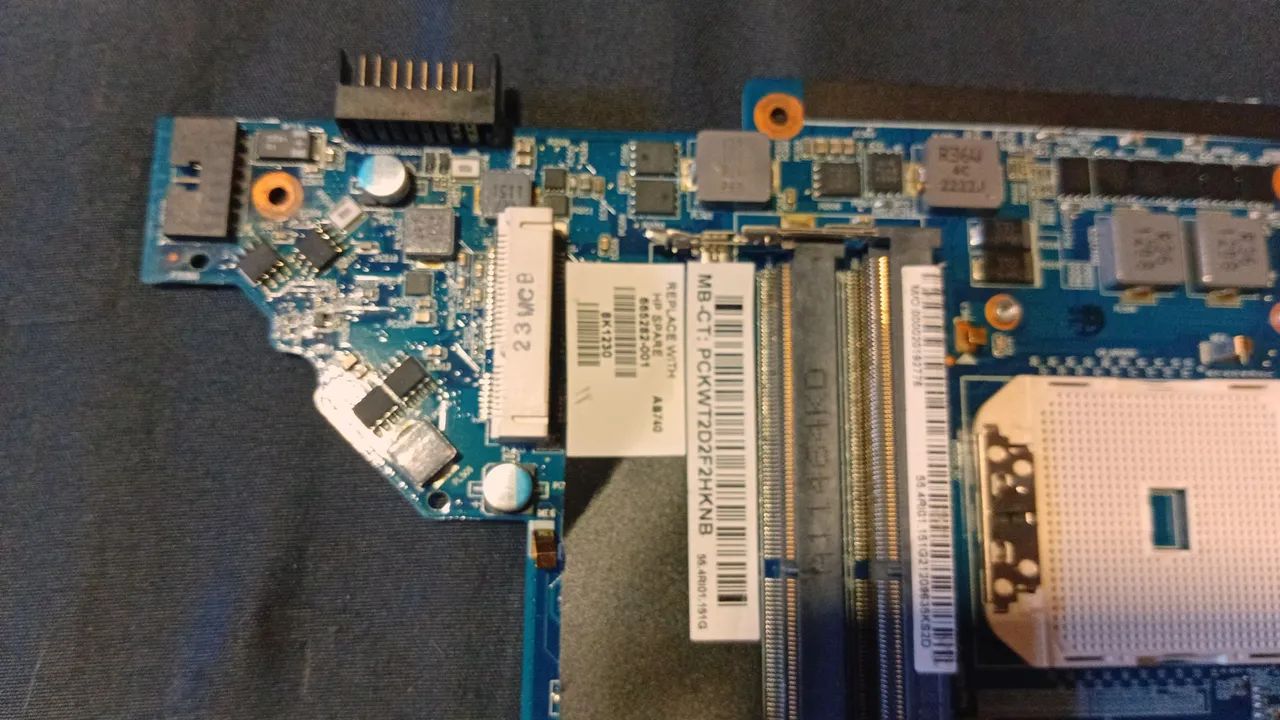 Placa Mãe Notebook Pavilion DV6 Funcionando 