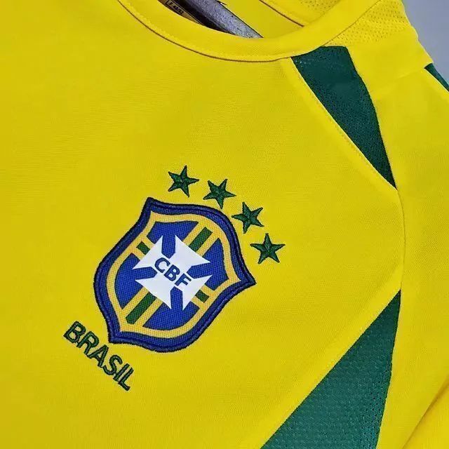 Camisa Brasil 2002 retrô GG - Foto 3