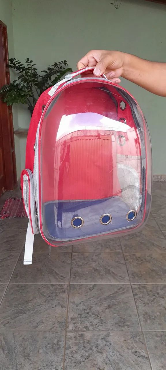Mochila Pet Visão Panorâmica Astronauta