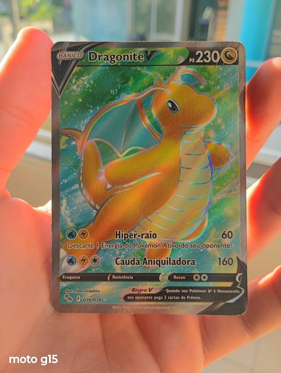 Dragonite V, carta pokémon original. - Foto 2