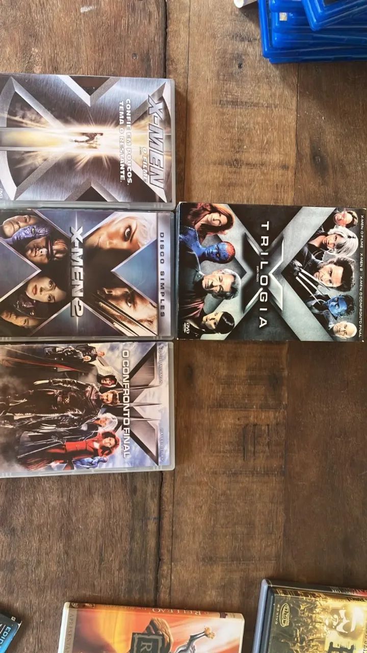 DVD - X-MEN TRILOGIA e WOLVERINE ORIGENS