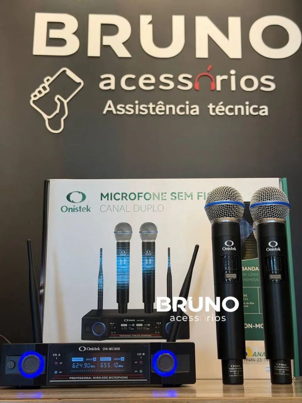 Microfone sem fio Duplo  - Foto 3