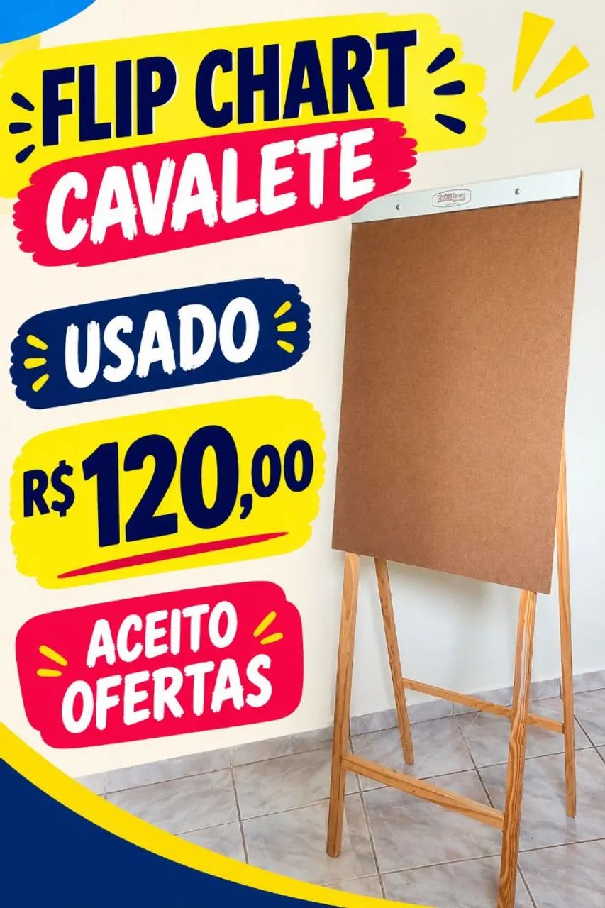 Cavalete Flip chart
