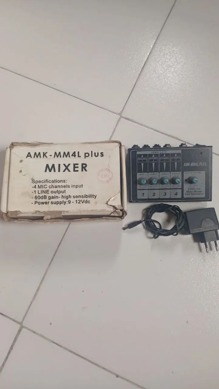 Mixer para microfone e amplificador  - Foto 4