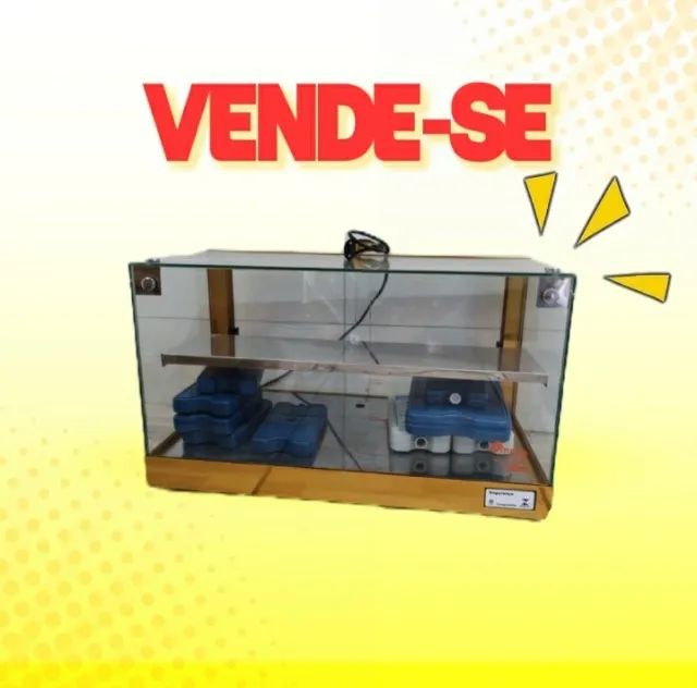 Venda de Vitrine Fria Dourada com Gelo | Omega