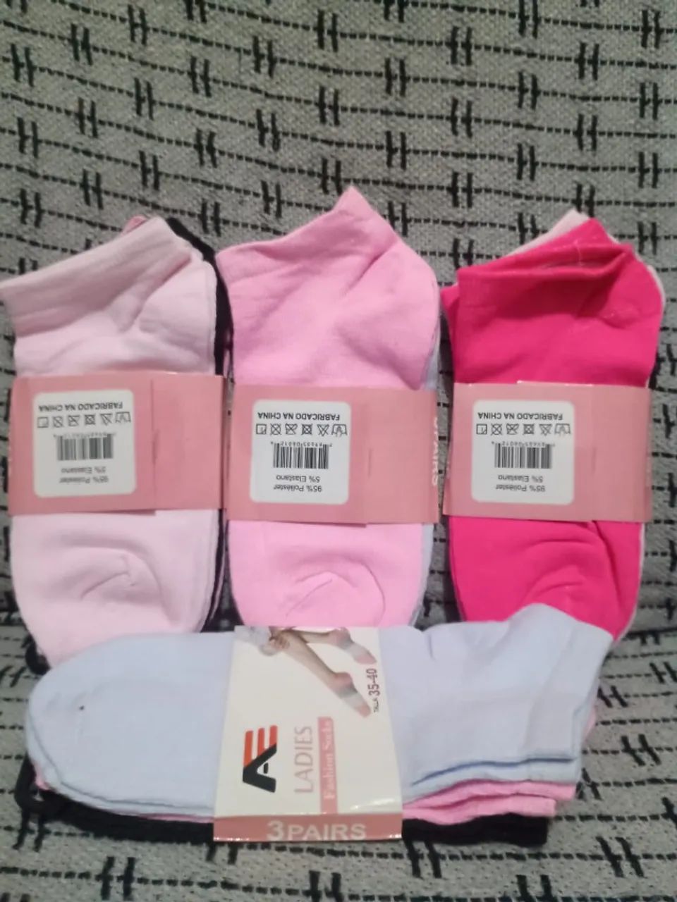 KIT MEIAS - MASCULINO E FEMININO - Foto 2