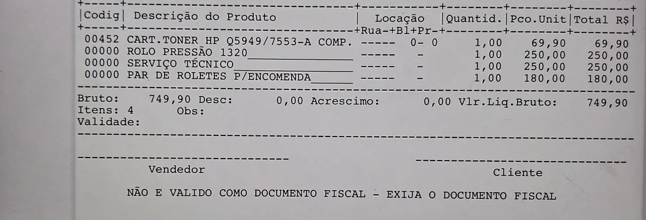 Impressora HP LaserJet P2015 (COM DEFEITO) - Foto 4