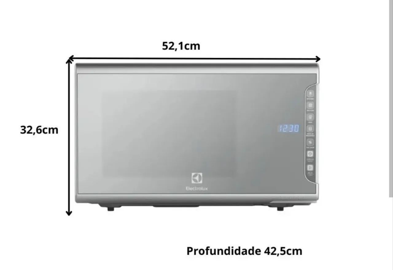 Micro Ondas Electrolux espelhado30lts 