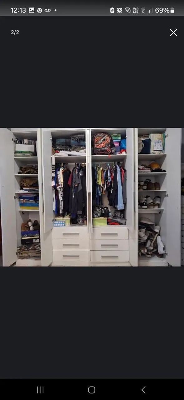 GUARDA ROUPA 8 PORTAS - Foto 2