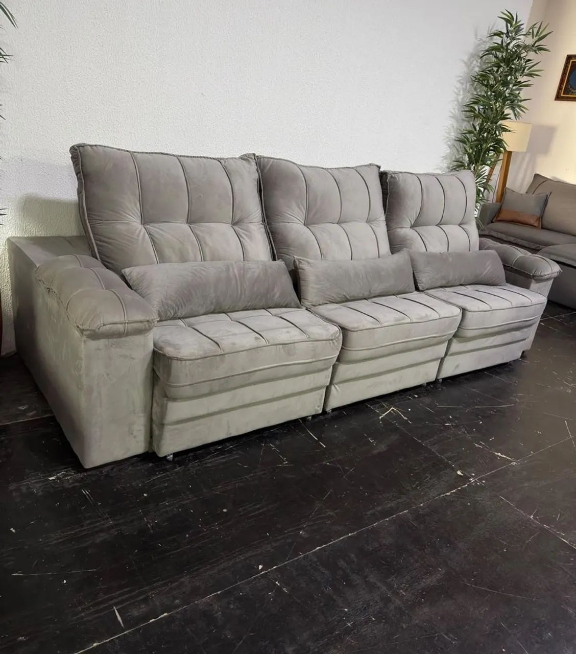 Sofá retrátil e reclinável 2,90 metros  - Foto 2