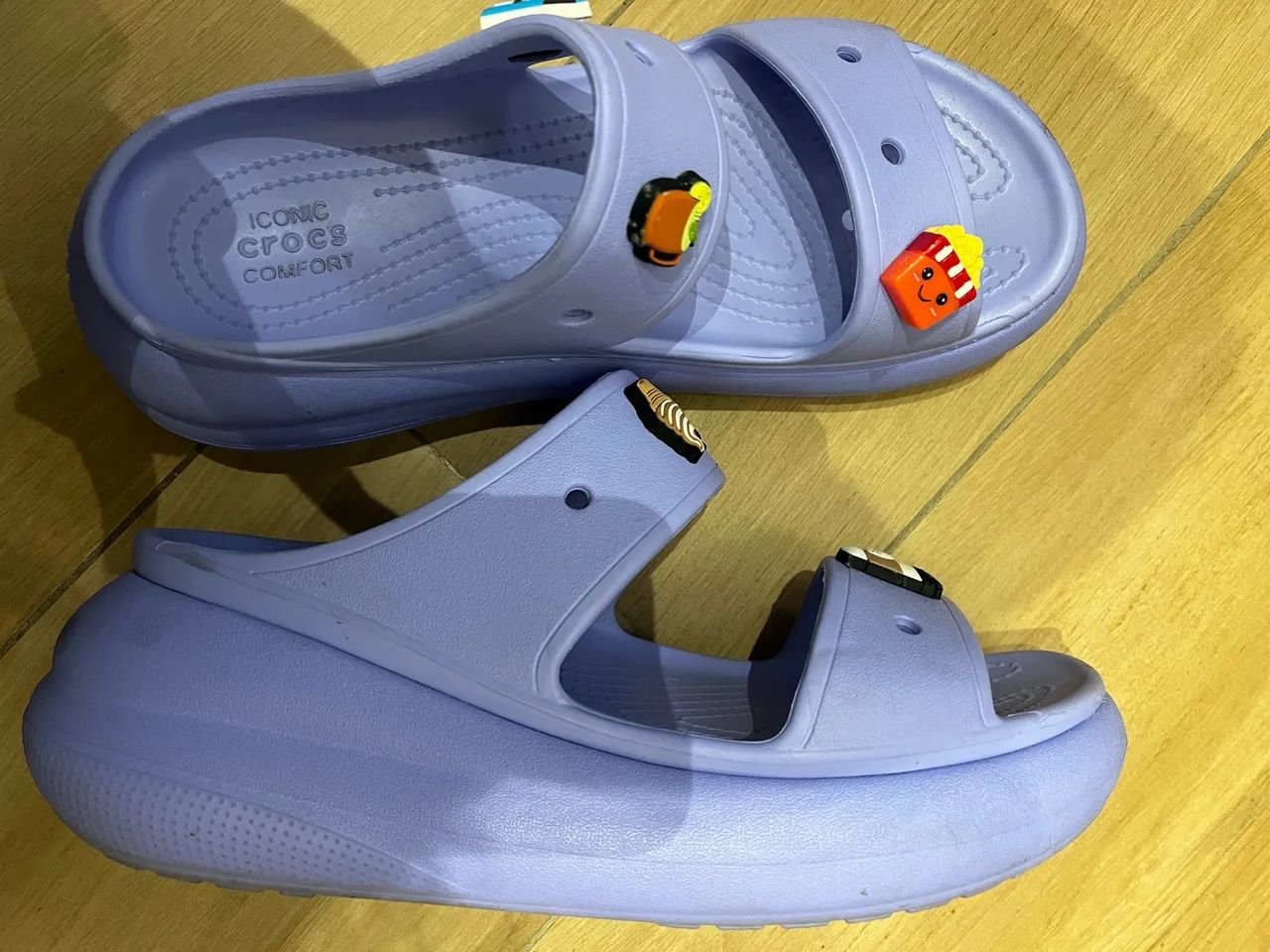 Crocs - Iconic Crocs Comfort Roxo - Foto 3