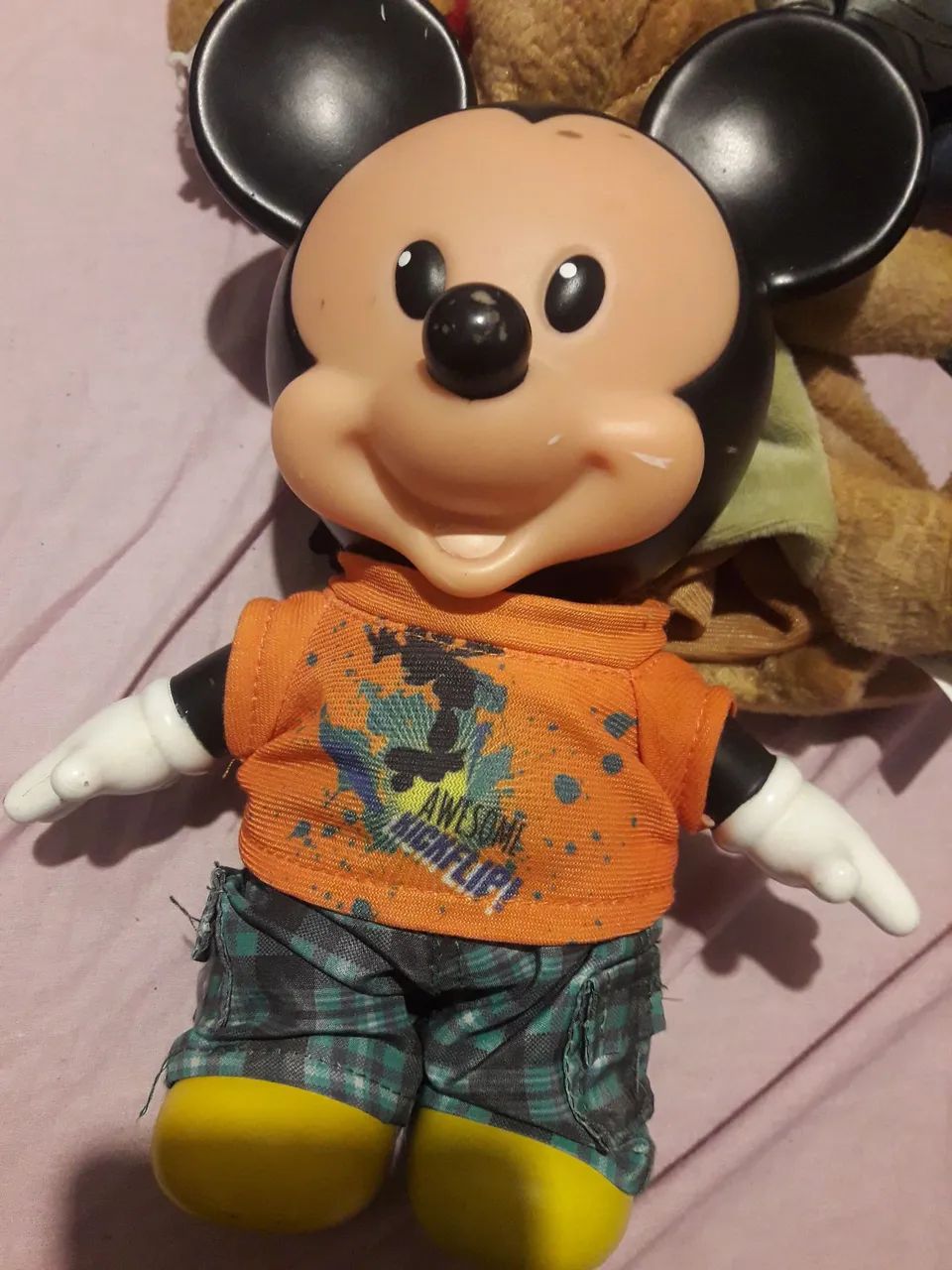 Boneco Mickey e dinossauro fantoche - Foto 2