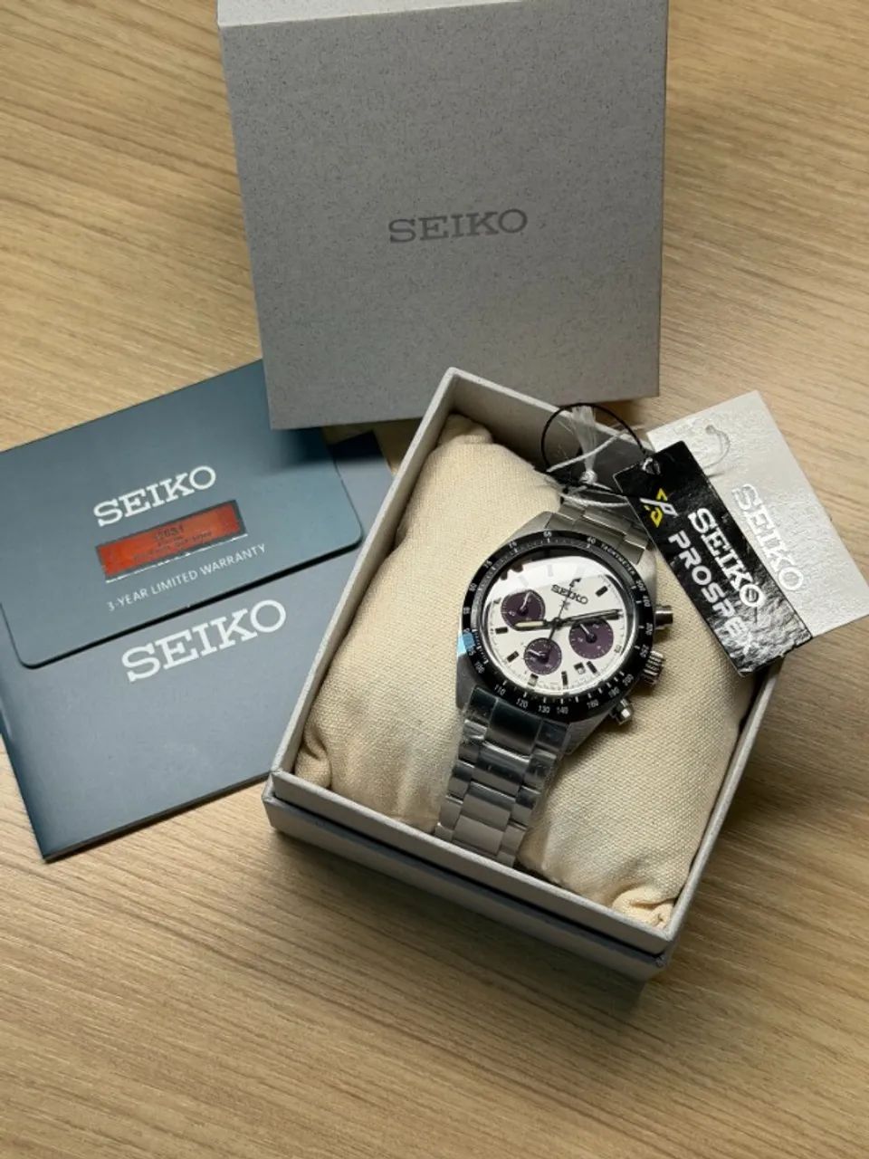 Relógio Seiko Prospex Speedtimer Panda SSC813P1 - Foto 2