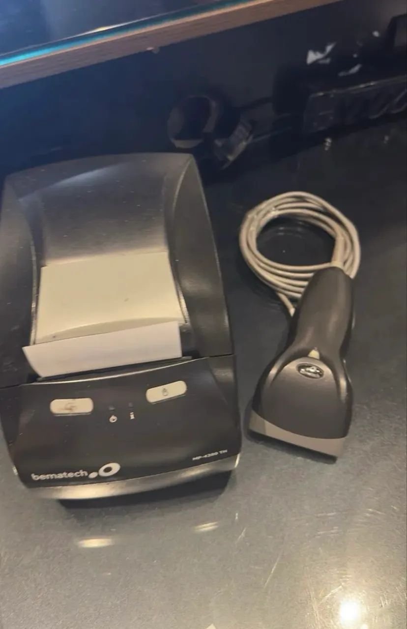 Impressora + leitor  Bematech 