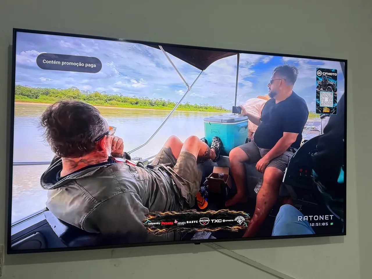 Tv led LG 75 polegadas seminova webos Wi-Fi Bluetooth I.A tv top sem seta ENTREGO LOCAL - Foto 2