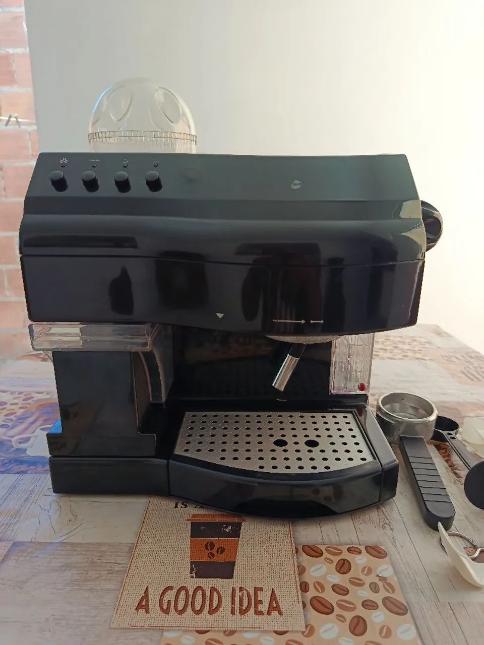 Moedor e cafeteira expressa 