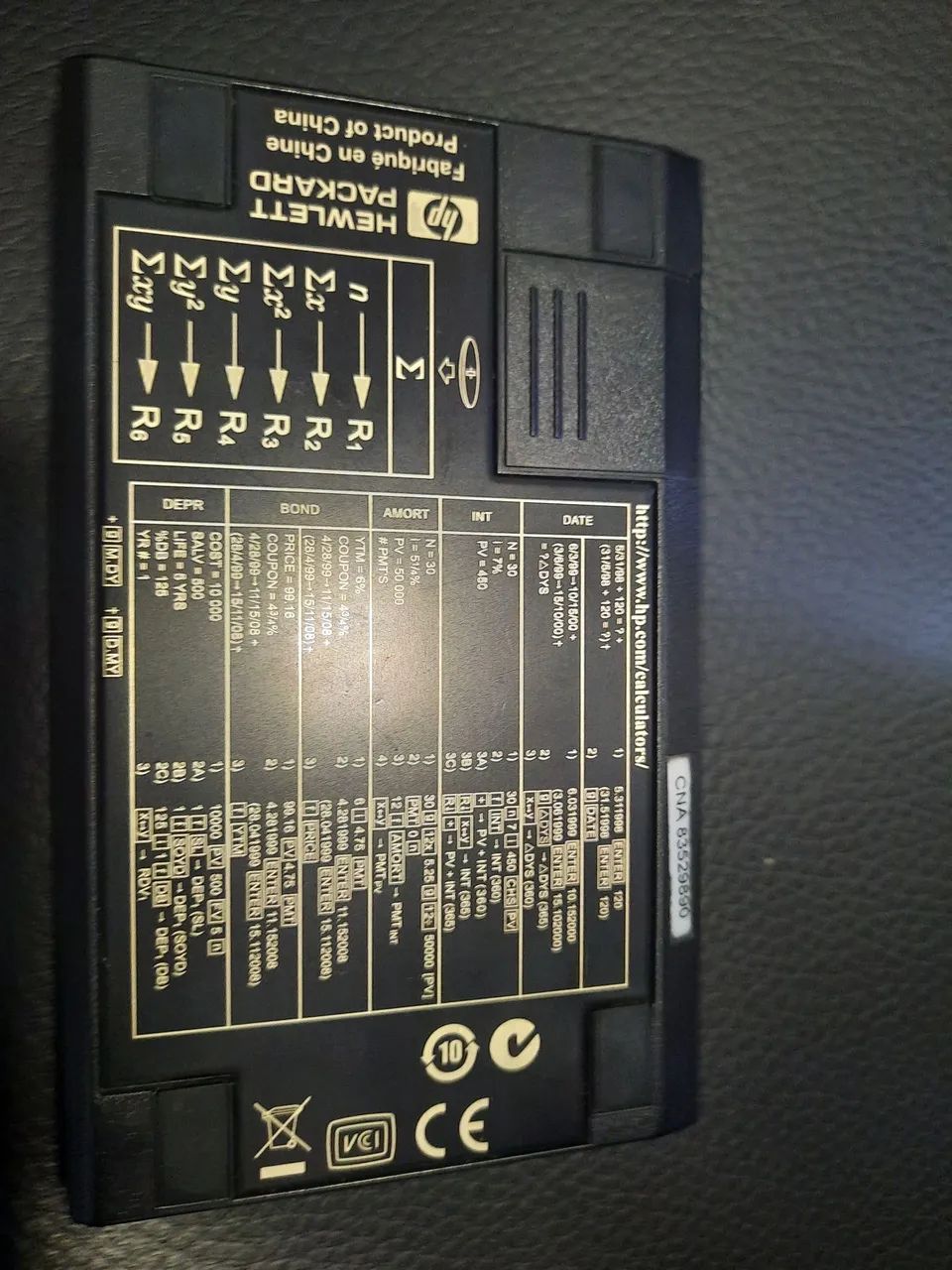 Calculadora HP 12C seminova original HP - Foto 3