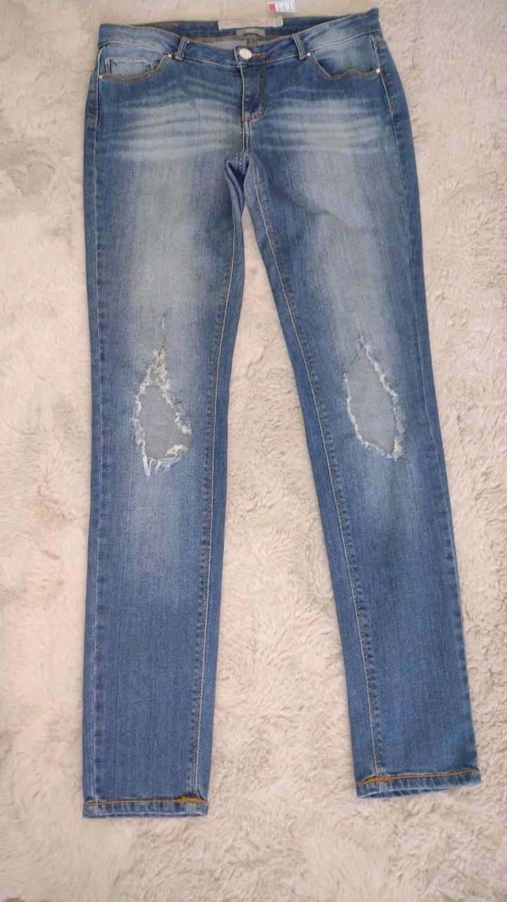 Calça jeans 36 Zara  - Foto 3