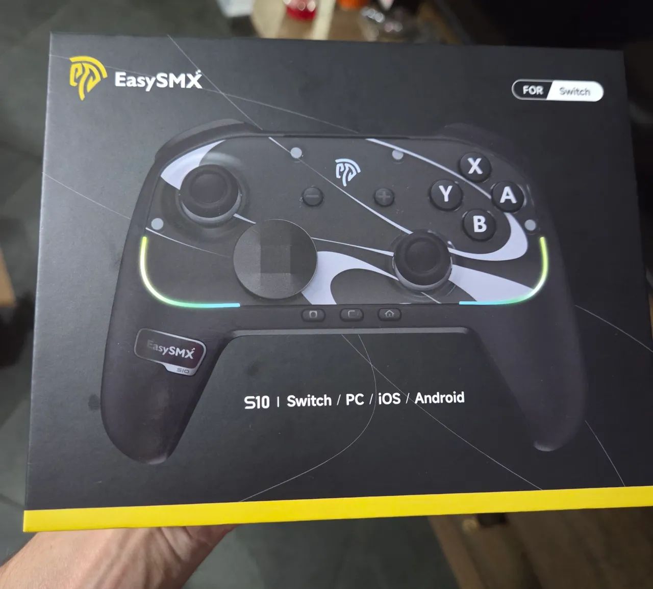 Controle Easysmx S10 - Compatível com Switch 2, 1, Android, etc