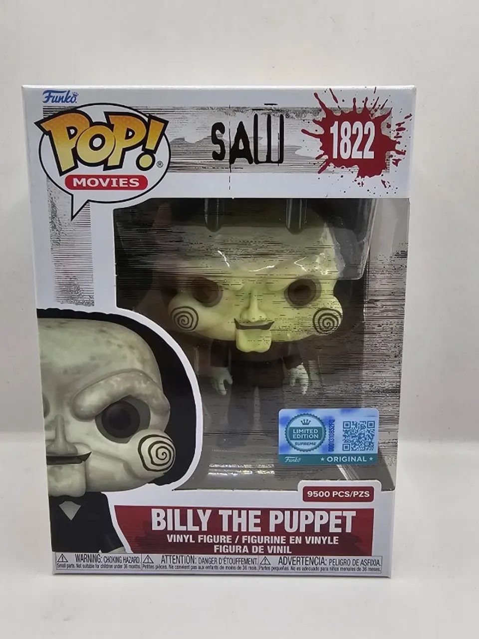 Funko Pop Saw! Billy the Puppet #1822 - 9500 peças