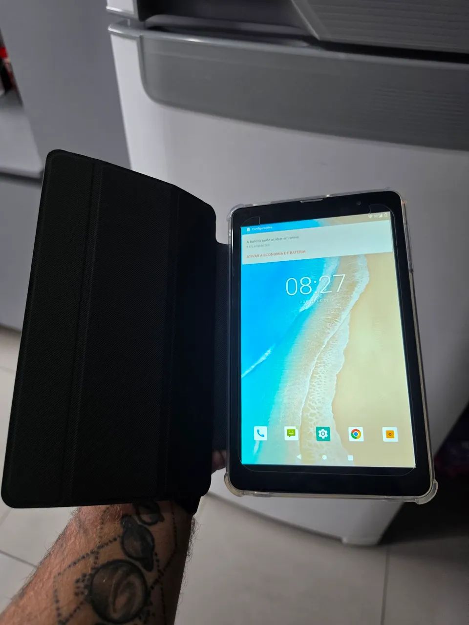 Tablet T88 Pro - 8GB RAM real + 512GB - Funciona chip, vem com teclado, caixa e caneta 