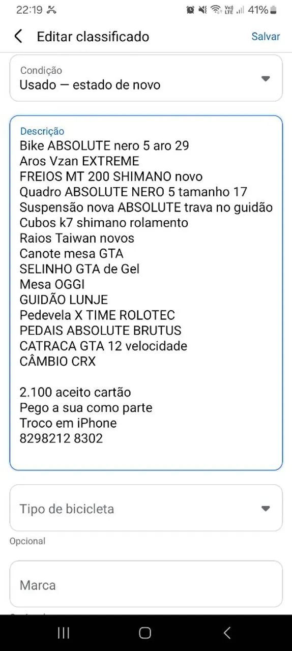 BIKE ABSOLUTE NERO 5  - Foto 2