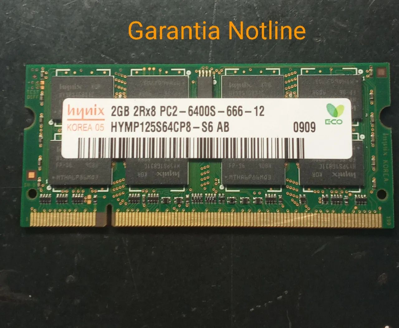 Memória notebook ddr2 2gb