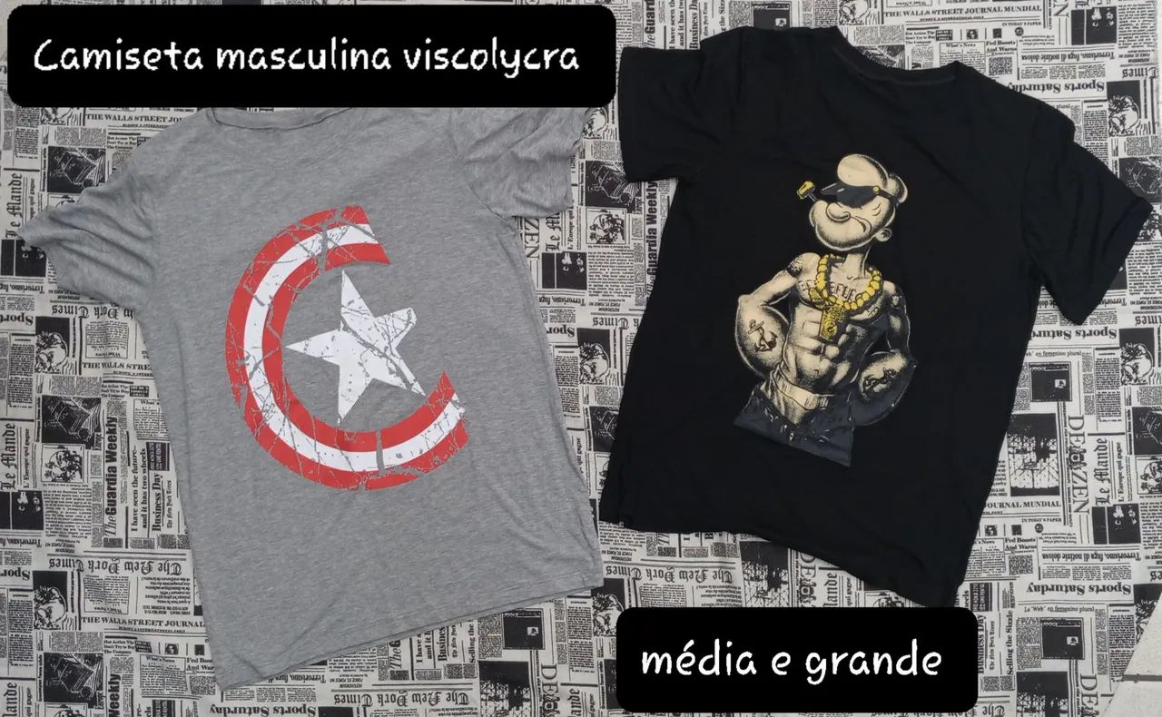 Camisetas masculino  na promoção  - Foto 3