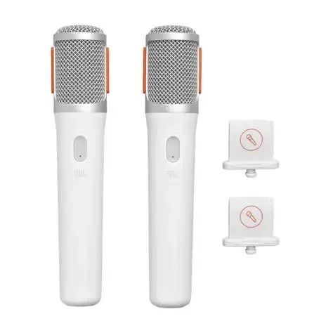 Microfones JLB bluetooth branco