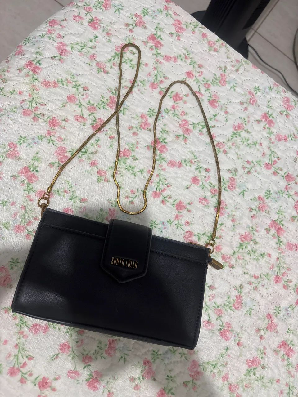 Bolsa Santa Lolla preta  - Foto 3